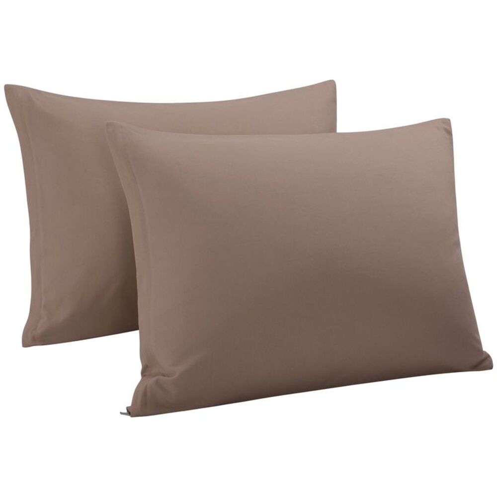 2pcs 100% Cotton Pillowcases Breathable Soft Pillow Cases Standard(20"x26")